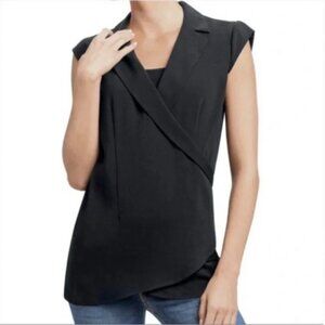 Cabi Pay Day Black Blouse Size L